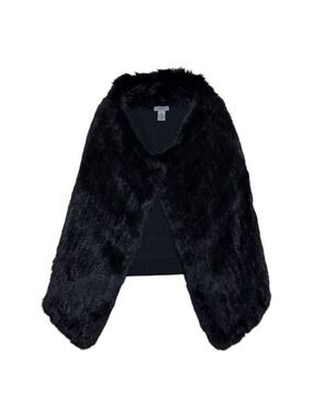 Premise 100% RABBIT FUR Luxury Designer SOFT Sleeveless Knit Vest Womens Small